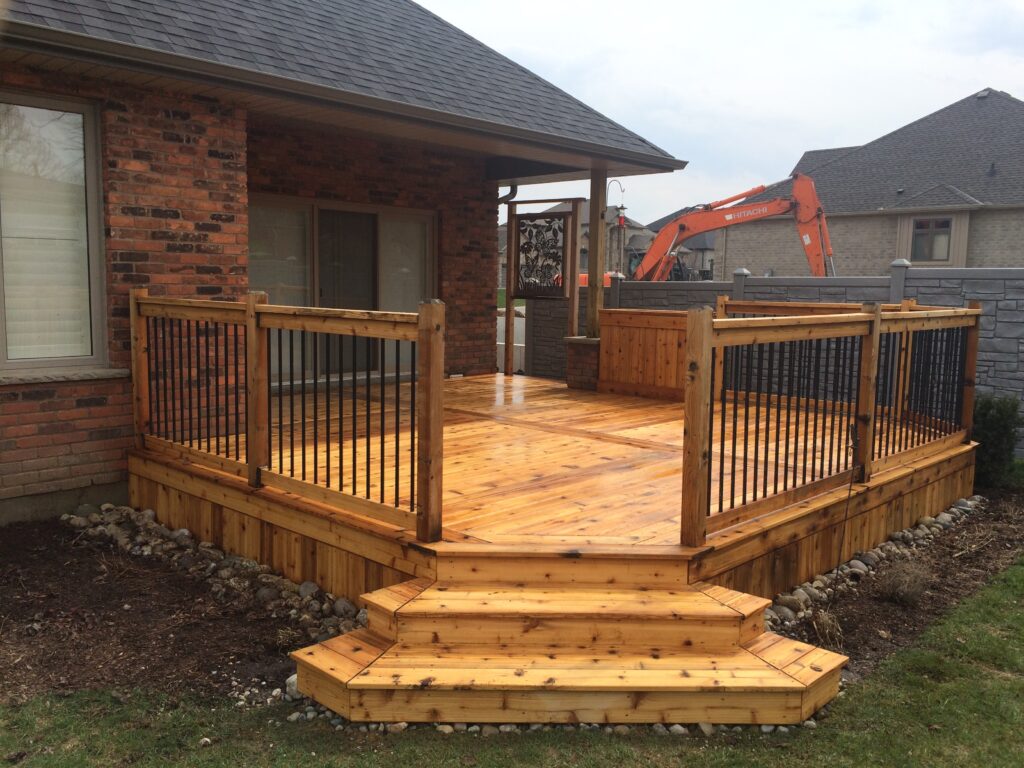 Deck & Fence Staining in St. Thomas